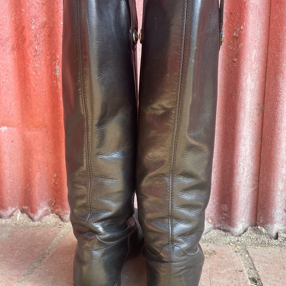 Frye Melissa Button Riding Boot Size 6 - Picture 6 of 7